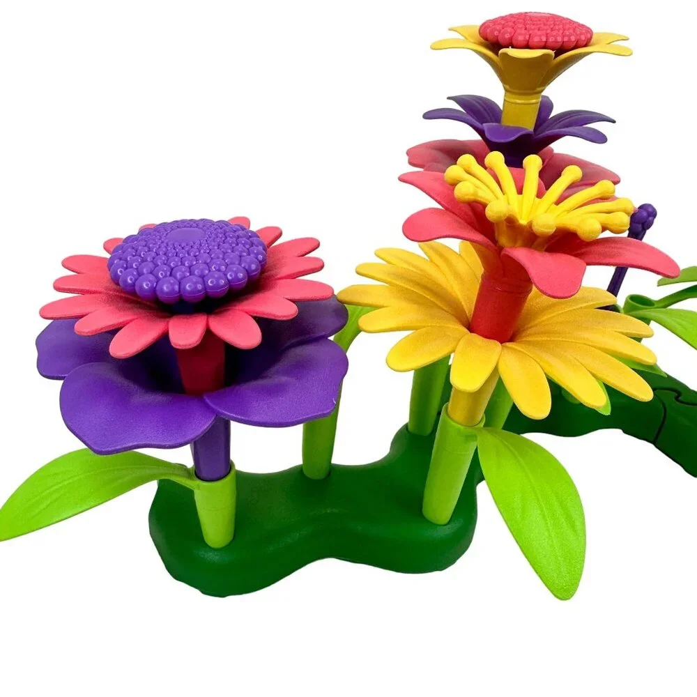 Build A Garden Flower Assembly Kit For‎ Kids Green Toys Dishwasher Safe COMPLETE